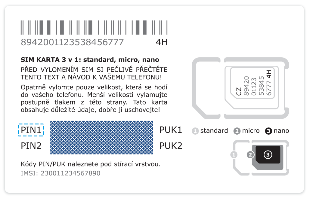 Jak zjistím PIN od SIM karty?